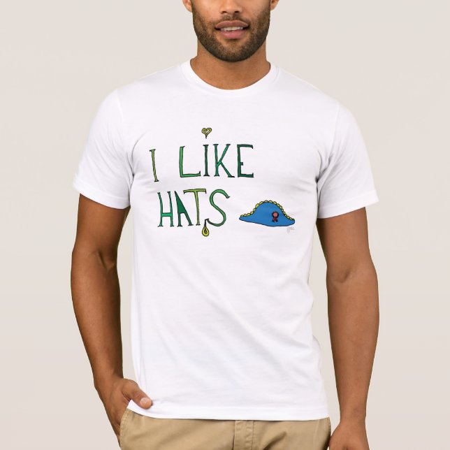 I Like Hats TShirt (Front)
