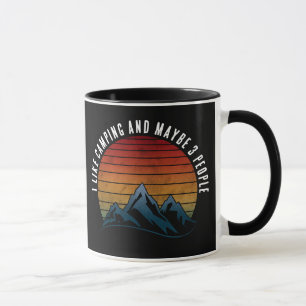 I LIKE HIKING AND MAYBE 3 PEOPLE MUG