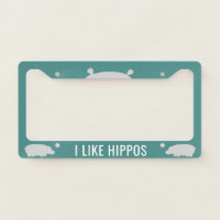 I Like Hippos | Cute Hippopotamuses Custom