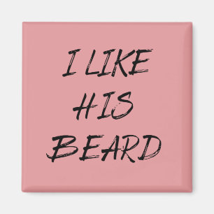 I like his beard beardedman funny magnet
