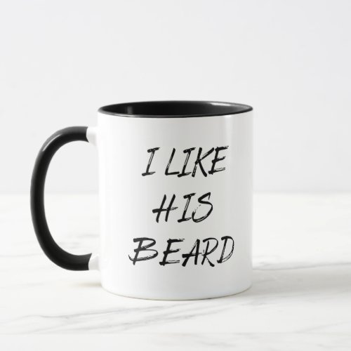 I like his beard beardedman funny mug