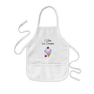 I Like Ice Cream (Boy) Kids' Apron