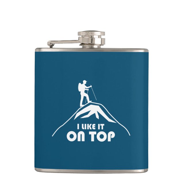 I Like It On Top Flask (Front)
