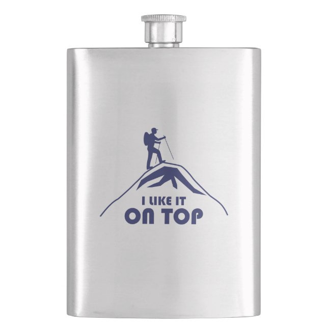 I Like It On Top Flask (Front)