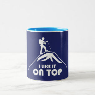 I Like It On Top Two-Tone Coffee Mug