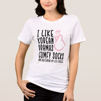I Like Korean Dramas - KDrama Fan Tri-Blend Shirt