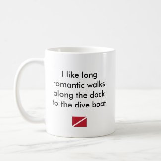 I Like Long Romantic...Dive Boat Coffee Mug