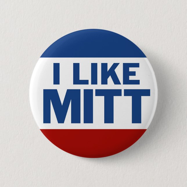 I Like Mitt Button (Front)