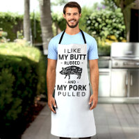 I like my butt rubbed and my pork pulled funny pig