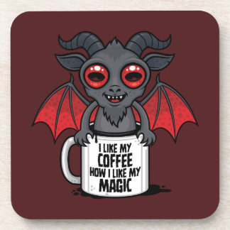 I Like My Coffee How I Like My Magic Beverage Coaster