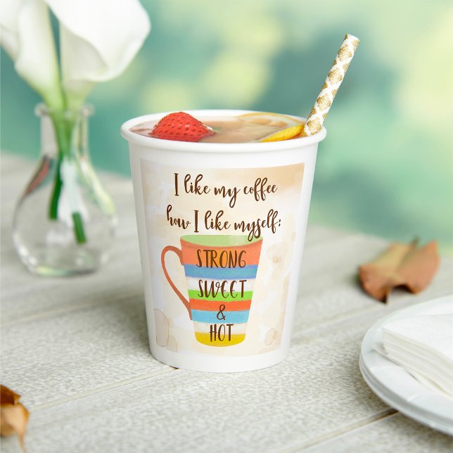 I Like My Coffee Paper Cups (Creator Uploaded)