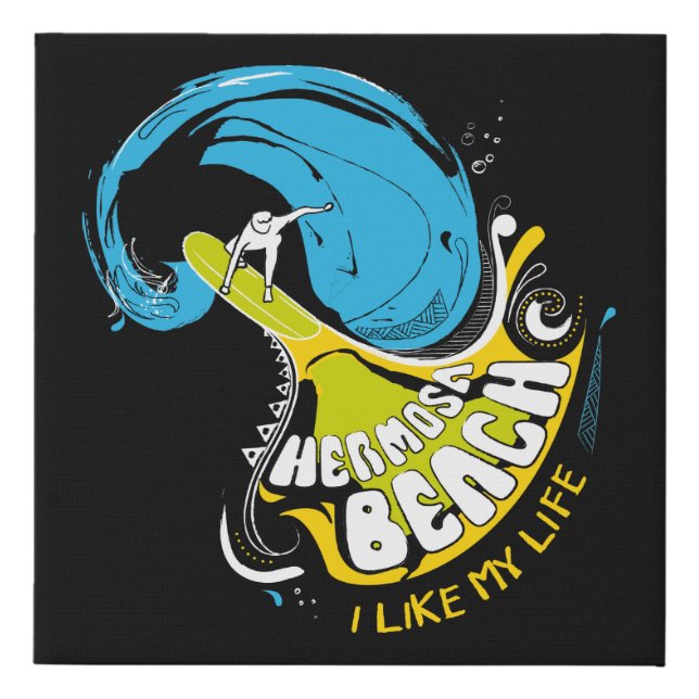 I like MY life Original Design Canvas (Front)