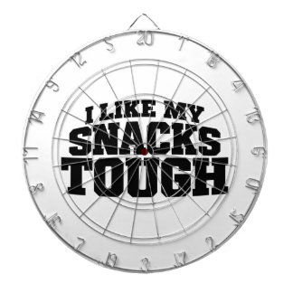 I Like My Snacks Tough Funny Beef Jerky Saying Dart Board