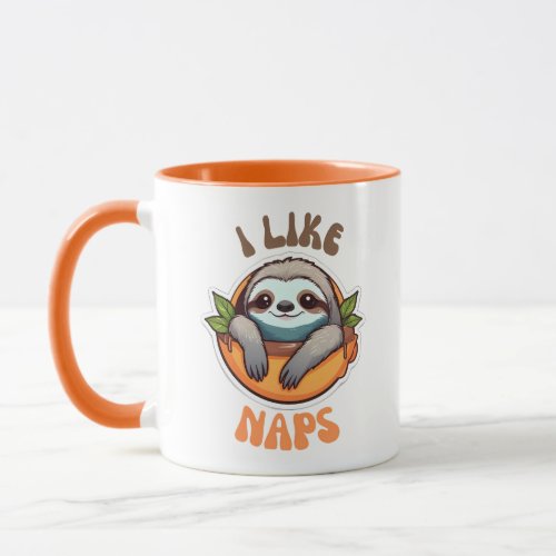I like naps sloth mug