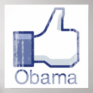 I LIKE OBAMA Vintage.png Poster