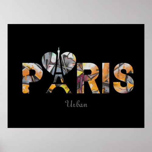 I like Paris with its colorful urban decor
