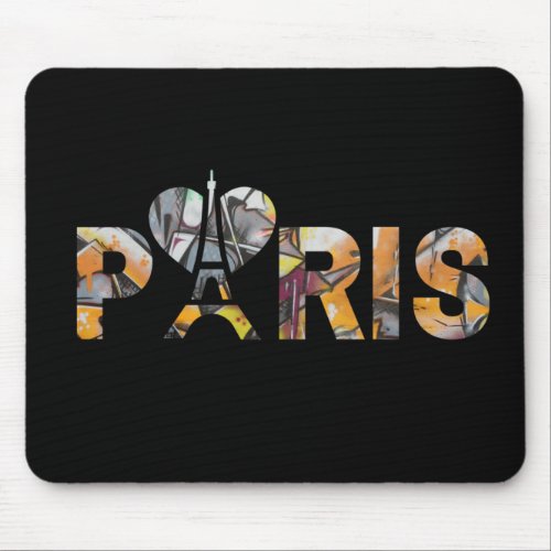 I like Paris with its colorful urban decor Mouse Pad