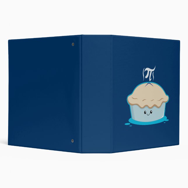 I Like Pi 3 Ring Binder (Background)