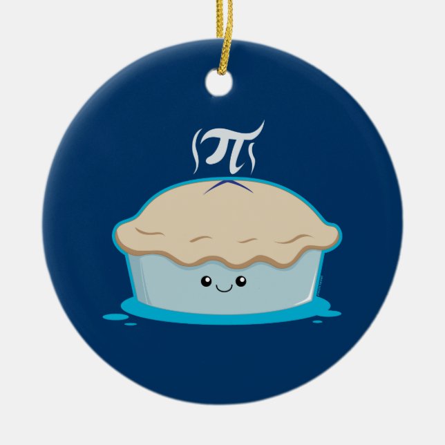 I Like Pi Ceramic Ornament (Front)
