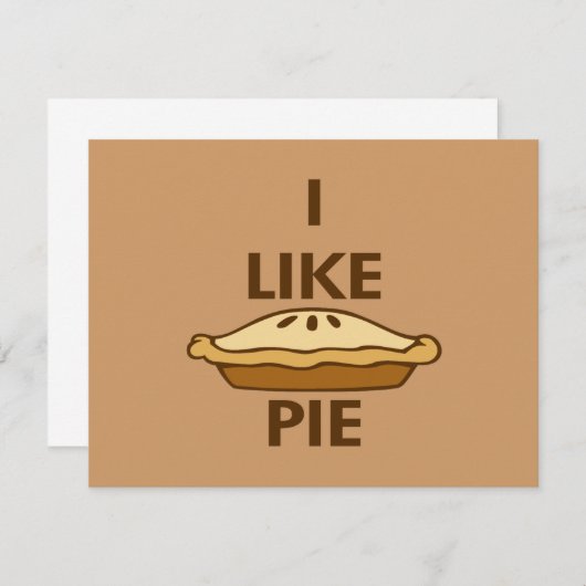 I Like Pie (Front/Back)