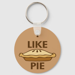 I Like Pie Keychain