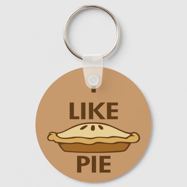 I Like Pie Keychain (Front)