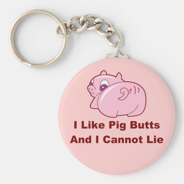 Butt Keychains & Lanyards | Zazzle