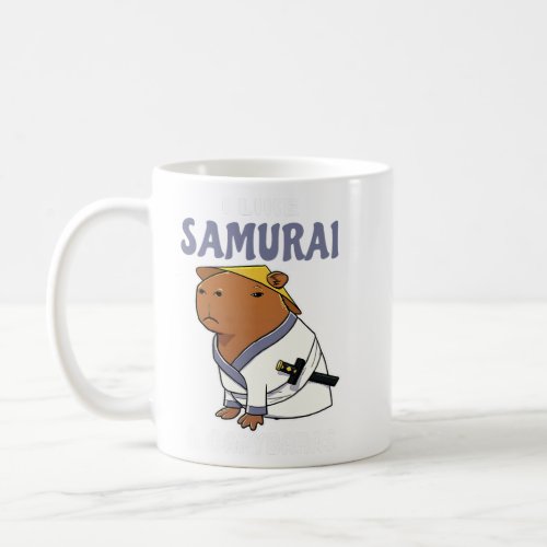 I Like Samurai and Capybaras toon  Coffee Mug