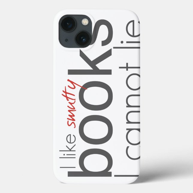 I Like Smutty Books I Cannot Lie iPad Case (Back)