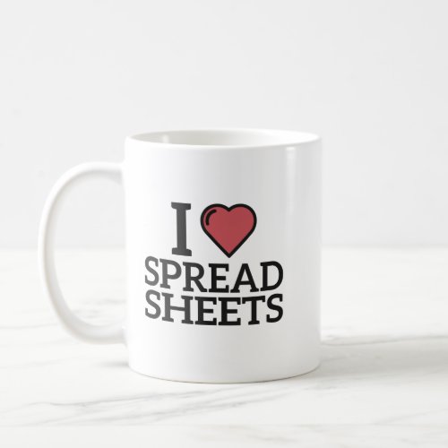 I Like Spreadsheet Funny Accounting Coffee Mug