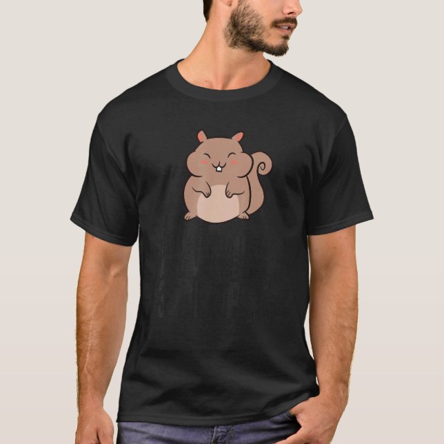 I Like Squirrels And Maybe Like 3 People T-Shirt (Front)