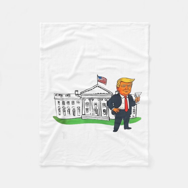 I Like The White House Like My Pants With A Lot Of Fleece Blanket (Front)