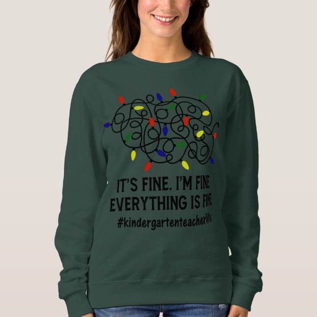 I Like Them Real Thick And Sprucy Christmas Trees  Sweatshirt (Front)