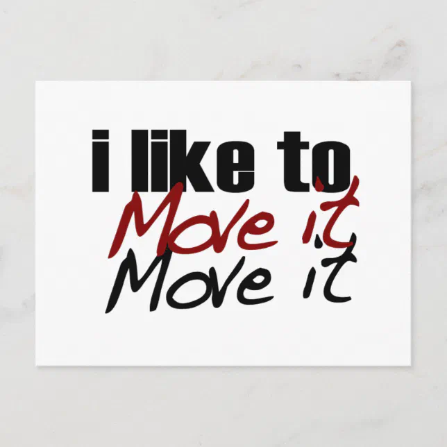 I like to move promo it