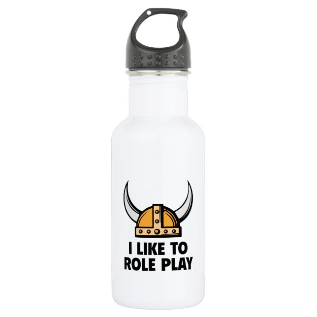 I Like To Role Play Water Bottle (Front)