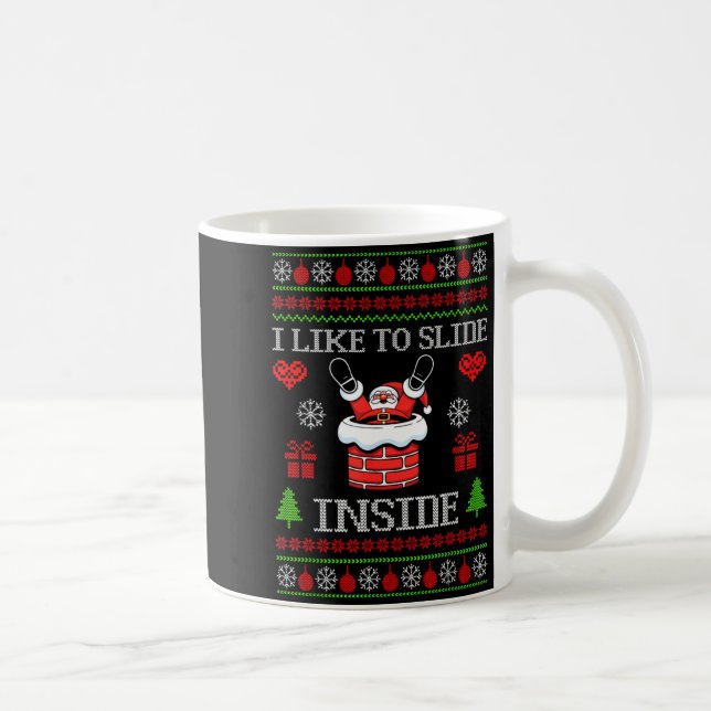 I Like To Slide Inside I Like To Ride On Top Coupl Coffee Mug (Right)