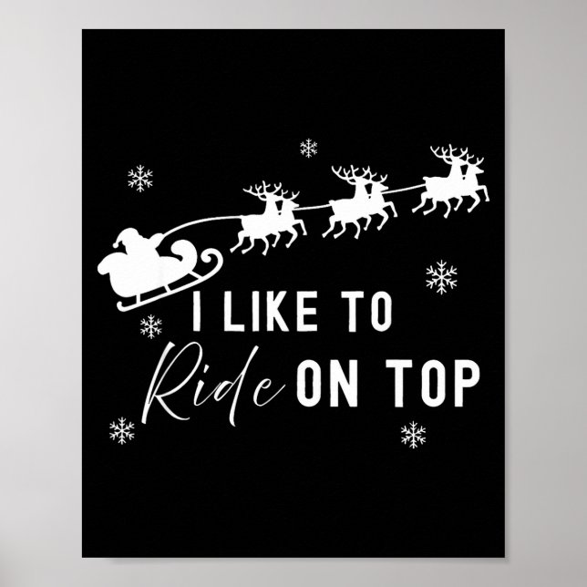 I Like To Slide Inside I Like To Ride On Top Coupl Poster (Front)