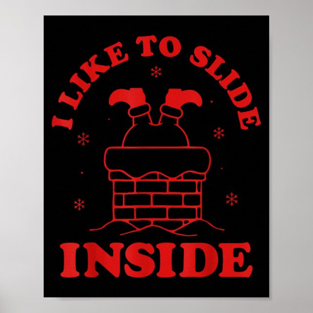 I Like To Slide Inside I Like To Ride On Top Coupl Poster (Front)