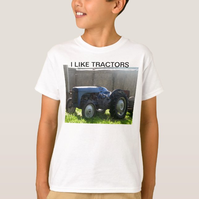 I LIKE TRACTORS T-Shirt (Front)