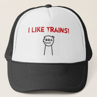 I like Trains ASDF MOVIE Trucker Hat