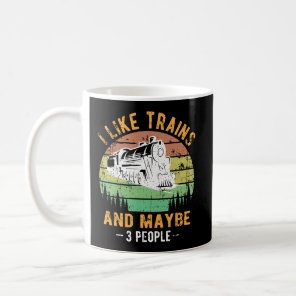 I Like Trains Railroad Collector Model Train Gift Coffee Mug