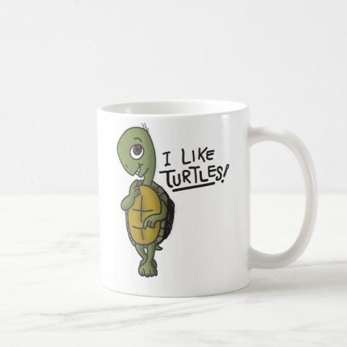 I Like Turtles Mug