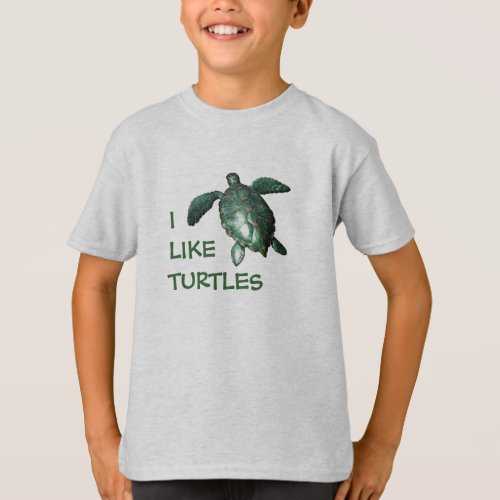 I like Turtles T_Shirt