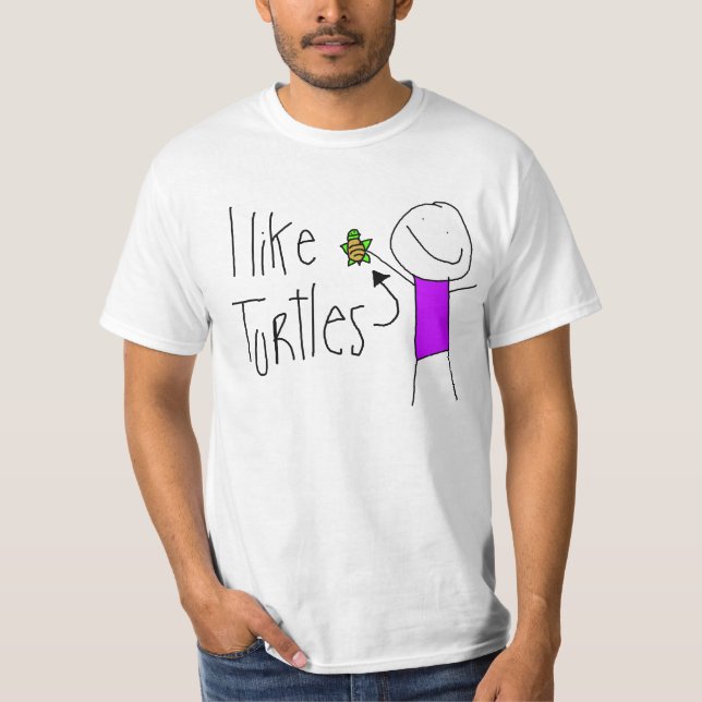 "I like Turtles" T-Shirt (Front)