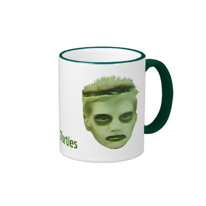 I Like Turtles Zombie Kid Mug