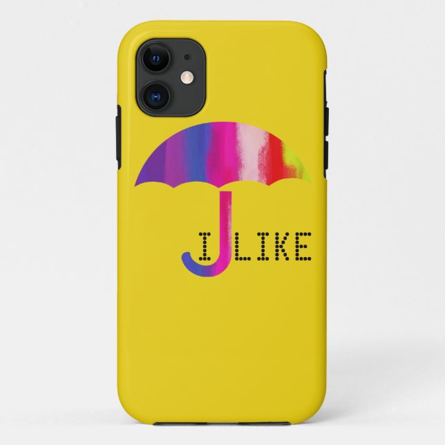 I Like Umbrella Case-Mate iPhone Case (Back)
