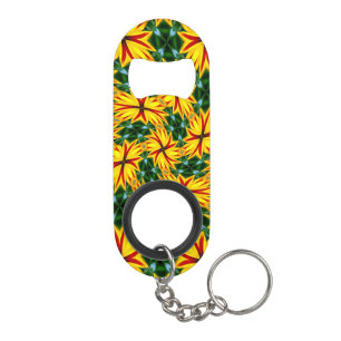 I Like Unique Flowers Keychain Bottle Opener