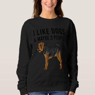 I Like Welsh Terrier Dogs And Maybe 3 People Sweatshirt