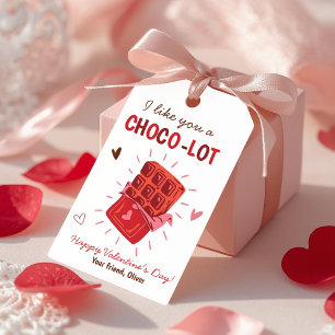 I Like You a Choco-lot Valentine Gift Tag