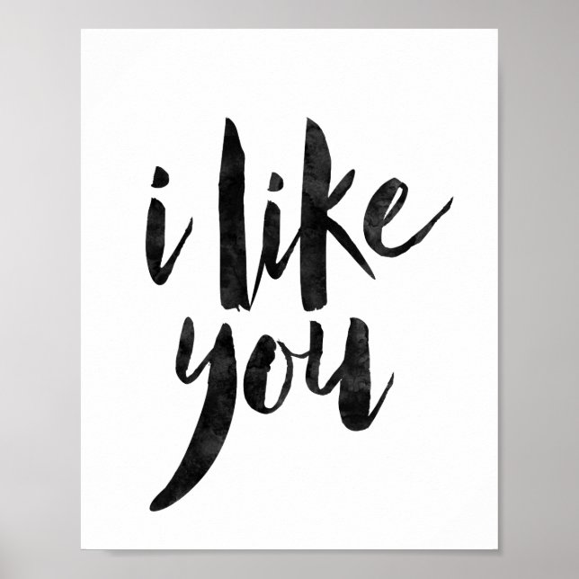 I Like You Poster (Front)